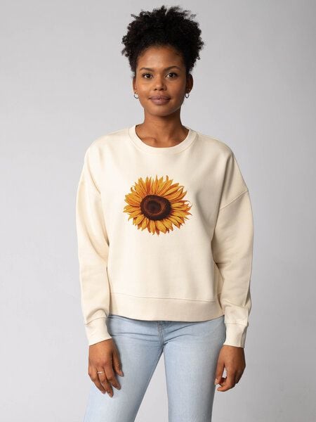 watapparel Sweatshirt Frauen Sonnenblume von watapparel