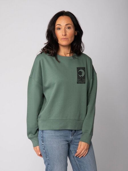 watapparel Sweatshirt Frauen Tarot The Moon von watapparel