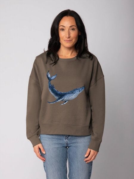 watapparel Sweatshirt Frauen Wal von watapparel