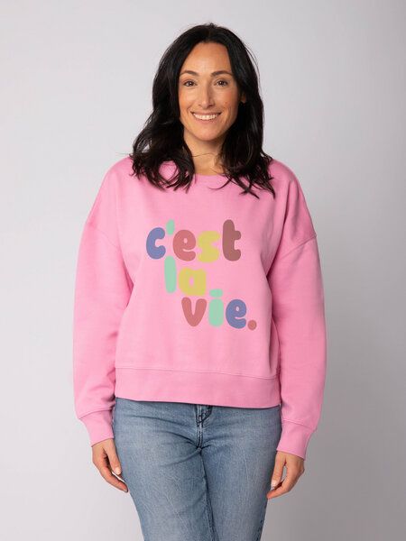 watapparel Sweatshirt Frauen c'est la vie von watapparel