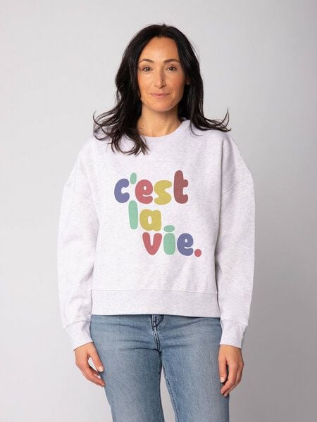 watapparel Sweatshirt Frauen c'est la vie von watapparel
