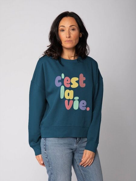 watapparel Sweatshirt Frauen c'est la vie von watapparel