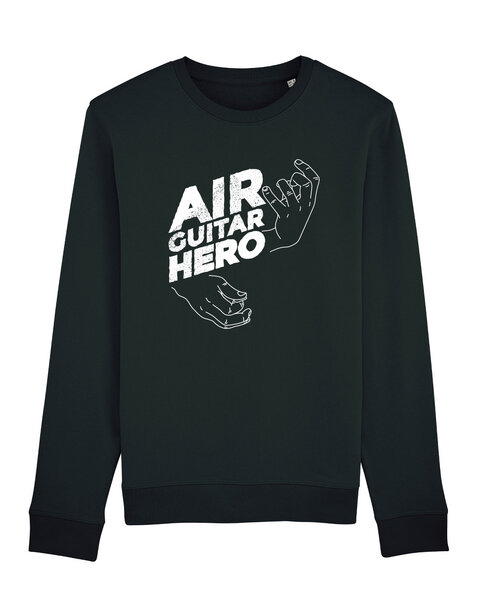 watapparel Sweatshirt Unisex Air Guitar Hero von watapparel