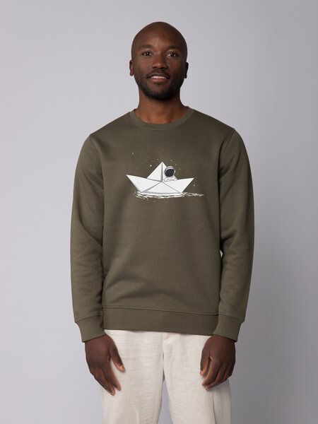 watapparel Sweatshirt Unisex Astronaut in paper boat watapparel Sweatshirt Unisex Astronaut in paper boat von watapparel