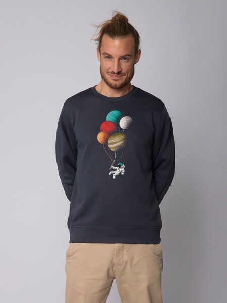 watapparel Sweatshirt Unisex Balloon Spaceman von watapparel
