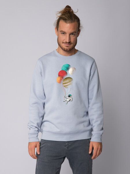 watapparel Sweatshirt Unisex Balloon Spaceman von watapparel