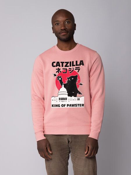 watapparel Sweatshirt Unisex Catzilla von watapparel