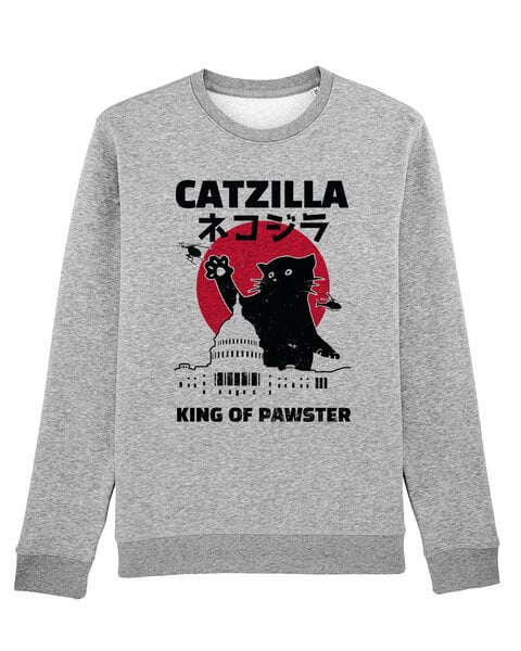 watapparel Sweatshirt Unisex Catzilla von watapparel