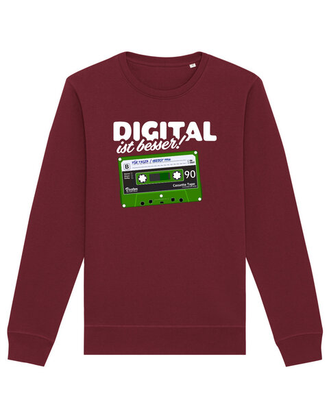 watapparel Sweatshirt Unisex Digital ist besser von watapparel