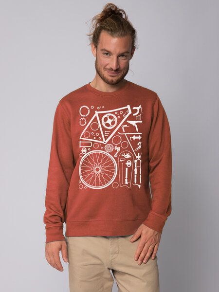 watapparel Sweatshirt Unisex Fahrradteile von watapparel