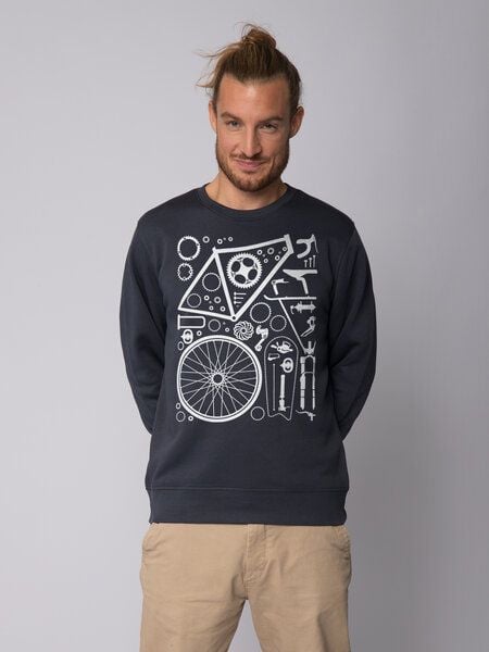 watapparel Sweatshirt Unisex Fahrradteile von watapparel