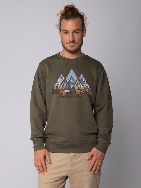 watapparel Sweatshirt Unisex Geometric Landscape von watapparel