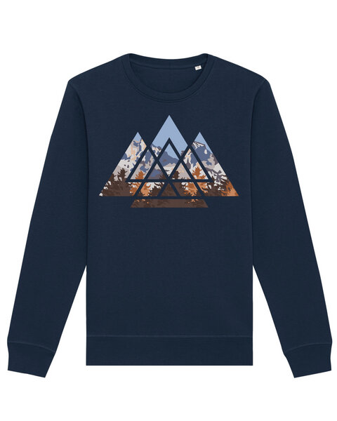 watapparel Sweatshirt Unisex Geometric landscape von watapparel