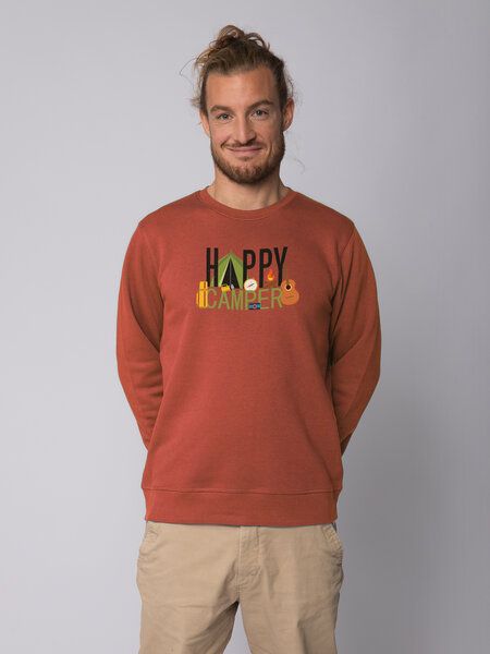 watapparel Sweatshirt Unisex Happy Camper von watapparel