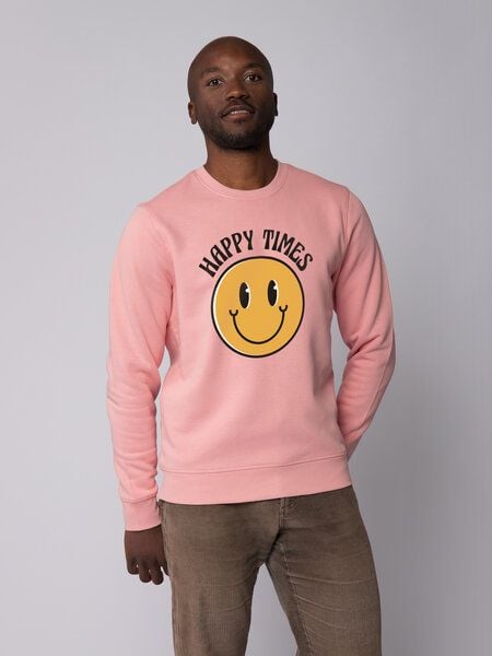 watapparel Sweatshirt Unisex Happy times smiley emoji von watapparel