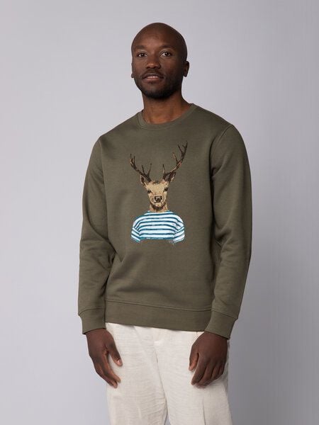 watapparel Sweatshirt Unisex Hirsch von watapparel