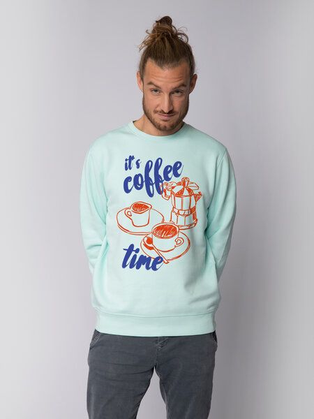 watapparel Sweatshirt Unisex Its coffee time von watapparel