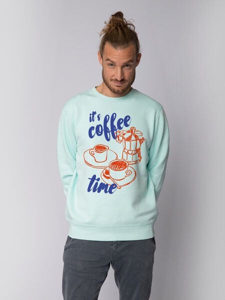 watapparel Sweatshirt Unisex Its coffee time von watapparel