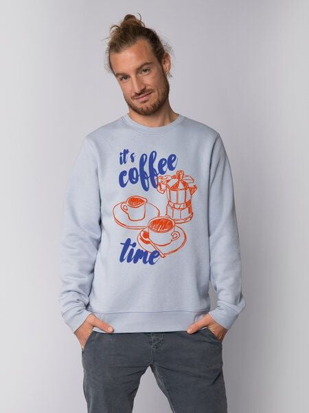 watapparel Sweatshirt Unisex Its coffee time von watapparel
