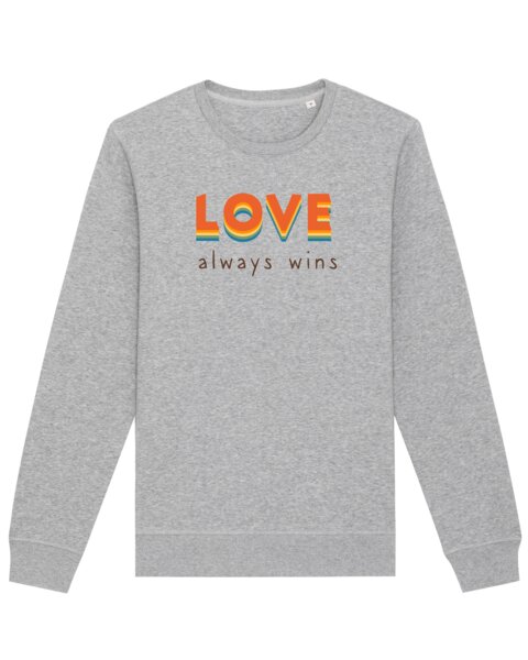 watapparel Sweatshirt Unisex Love always wins von watapparel