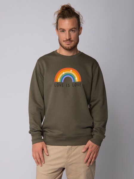 watapparel Sweatshirt Unisex Love is Love watapparel Sweatshirt Unisex Love is Love von watapparel