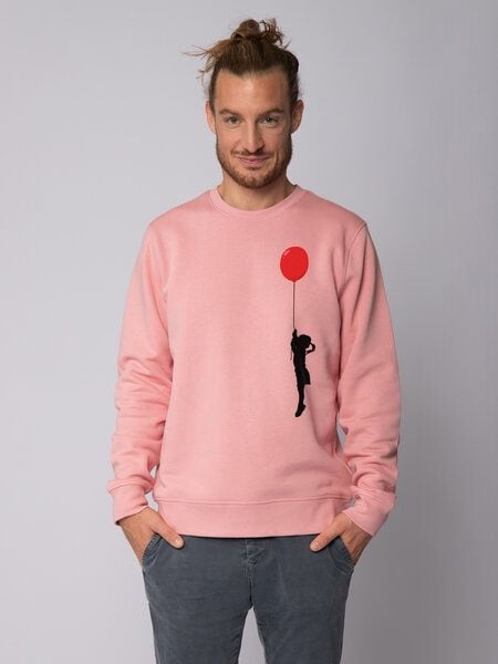 watapparel Sweatshirt Unisex Mädchen mit Luftballon (print) von watapparel