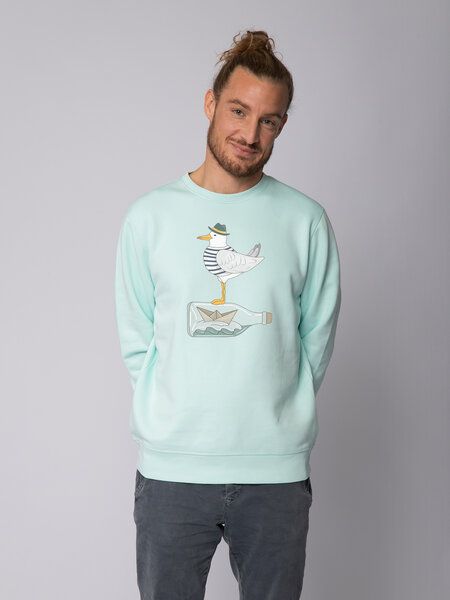 watapparel Sweatshirt Unisex Möwe mit Hut von watapparel