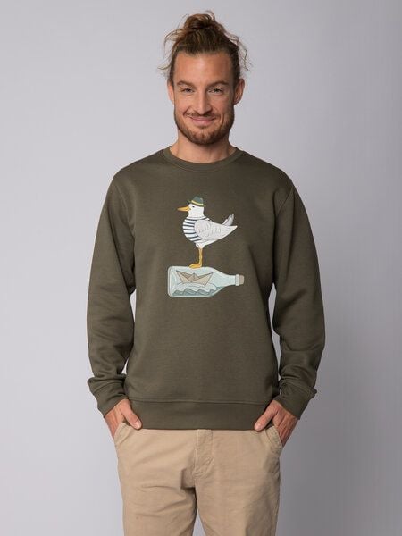 watapparel Sweatshirt Unisex Möwe mit Hut von watapparel