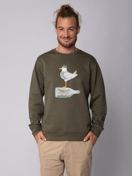 watapparel Sweatshirt Unisex Möwe mit Hut von watapparel