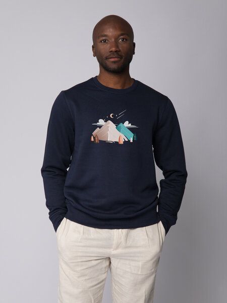 watapparel Sweatshirt Unisex Night & Clouds von watapparel