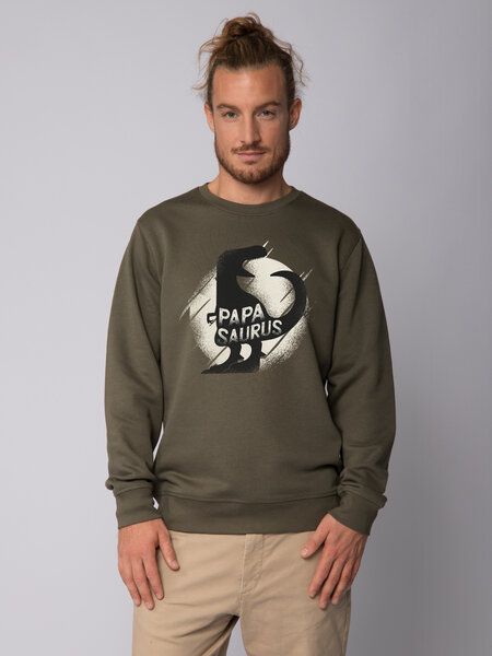 watapparel Sweatshirt Unisex Papasaurus watapparel Sweatshirt Unisex Papasaurus von watapparel