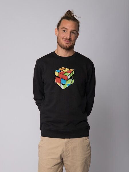 watapparel Sweatshirt Unisex Pixel Zauberwürfel von watapparel