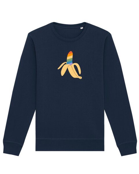 watapparel Sweatshirt Unisex Rainbow Banana von watapparel