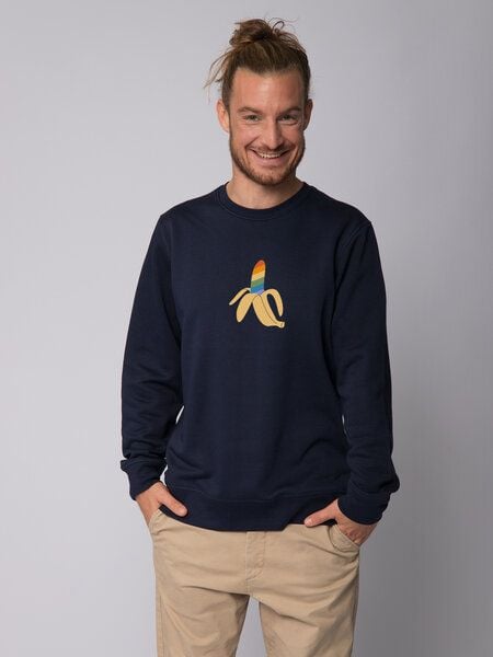 watapparel Sweatshirt Unisex Rainbow Banana von watapparel
