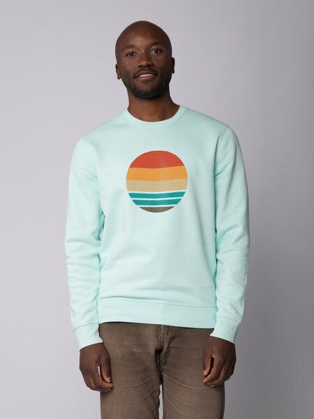 watapparel Sweatshirt Unisex Retro Sunset Ocean von watapparel
