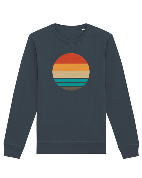 watapparel Sweatshirt Unisex Retro sunset ocean von watapparel