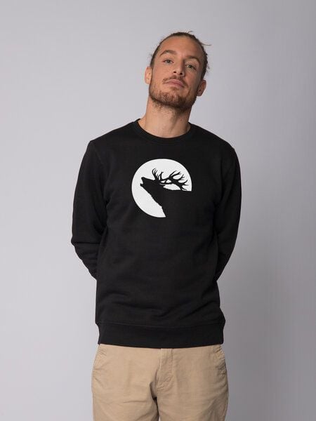 watapparel Sweatshirt Unisex Röhrender Hirsch von watapparel