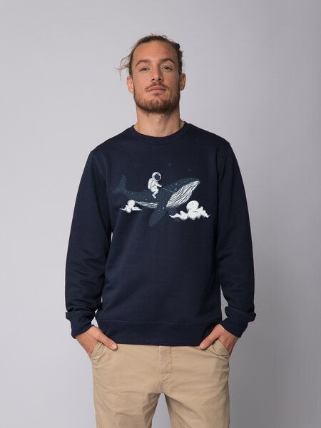 watapparel Sweatshirt Unisex Spacewhale von watapparel