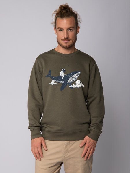 watapparel Sweatshirt Unisex Spacewhale watapparel Sweatshirt Unisex Spacewhale von watapparel