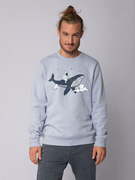 watapparel Sweatshirt Unisex Spacewhale von watapparel
