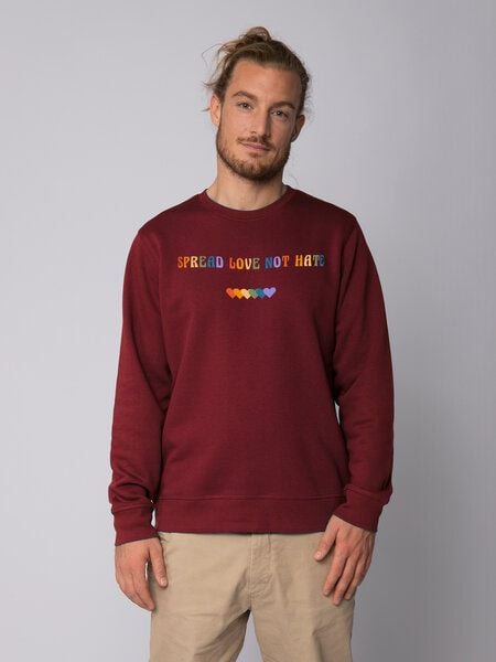 watapparel Sweatshirt Unisex Spread Love not Hate von watapparel