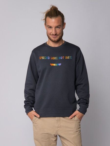 watapparel Sweatshirt Unisex Spread Love not Hate von watapparel