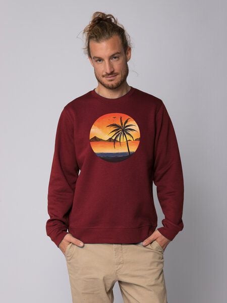 watapparel Sweatshirt Unisex Sunset on palm beach von watapparel