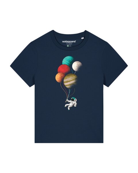 watapparel T-Shirt Frauen Balloon Spaceman von watapparel