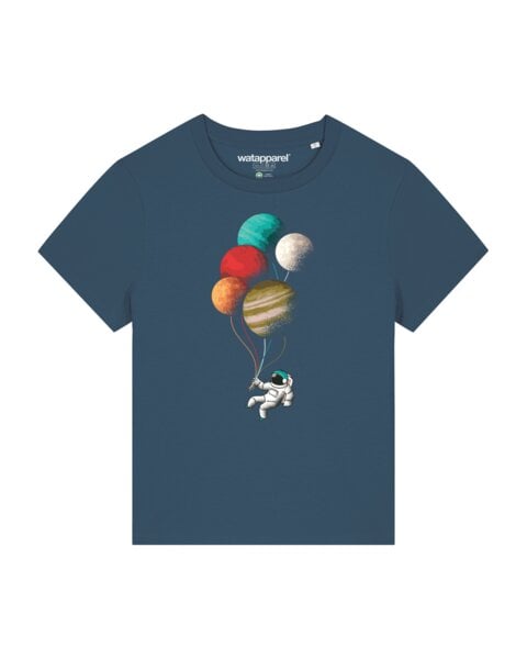 watapparel T-Shirt Frauen Balloon Spaceman von watapparel