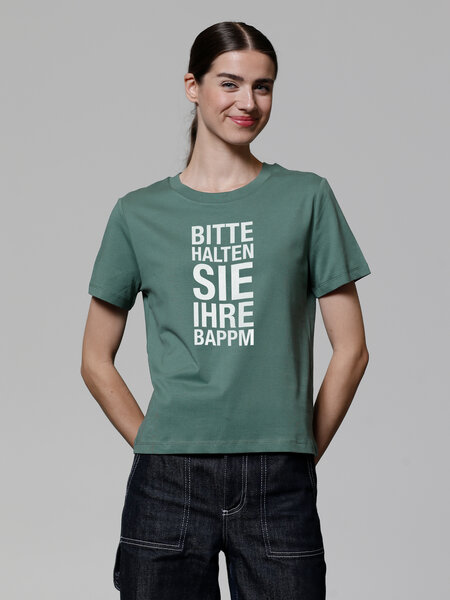 watapparel T-Shirt Frauen Bitte Halten Sie Ihre Bappm von watapparel