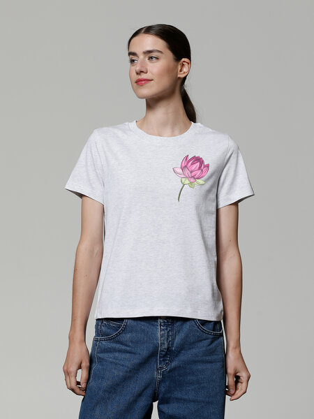 watapparel T-Shirt Frauen Blume von watapparel