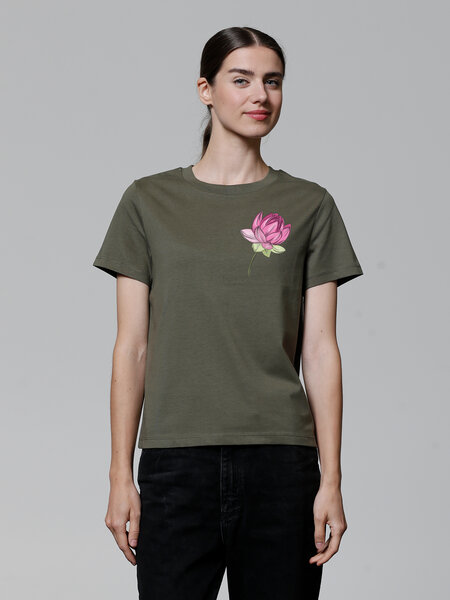 watapparel T-Shirt Frauen Blume von watapparel