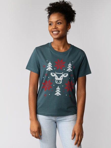 watapparel T-Shirt Frauen Christmas with love von watapparel