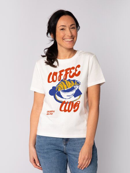 watapparel T-Shirt Frauen Coffee club watapparel T-Shirt Frauen Coffee club von watapparel